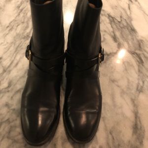 Mulberry Black leather ankle boot